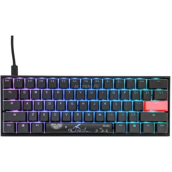 Ducky Mecha Mini RGB Mechanical Keyboard V2 Cherry MX Red - لوحة مفاتيح